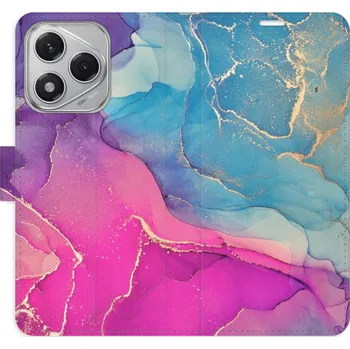 Pouzdro na mobilní telefon Flipové pouzdro iSaprio - Colour Marble 02 - Honor 400 Lite