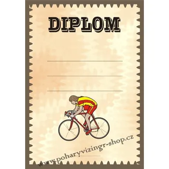 Cyklistika diplom A4 č.23