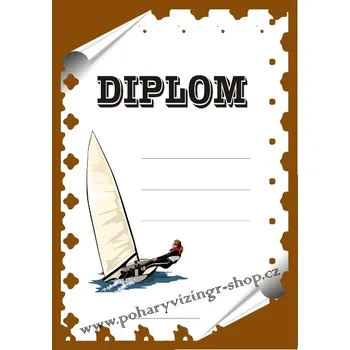 Jachting diplom A4 č.5