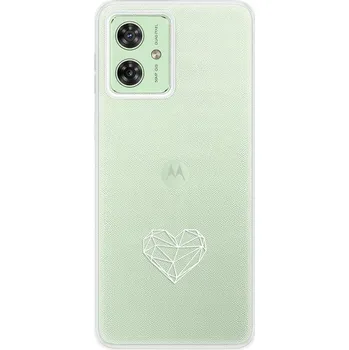 Odolné silikonové pouzdro iSaprio - čiré - Digital Love - Motorola Moto G54 5G / G54 5G Power Edition