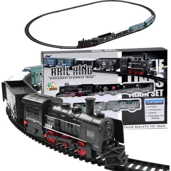Rail King Elektrický vláček s vagony 276 cm Vláček a vláčkodráha Rail King Elektrický vláček s vagony 276 cm