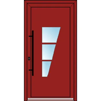 Vchodové dveře OknaDvereNaMiru.cz Vchodové plastové dveře STYL 104 – standardní termín výroby 70 x 170 cm