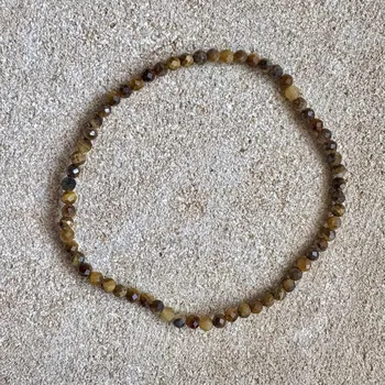 Náramek Dětský náramek - Tygří oko faz. kulička 3 mm