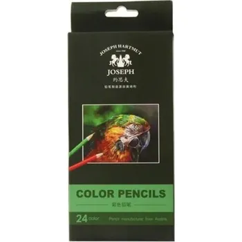 Mikrotužka Sada 24 dřevěných olejových barevných tužek pro kreslení a skicování Umělecké pastelové tužky pro školní výuku a výtvarné potřeby