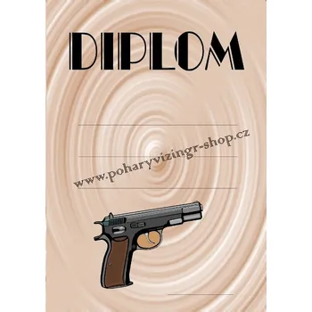 Střelci diplom A4 č.13