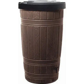 Sud Sud na dešťovou vodu WOODCAN tmavě hnědý 265l