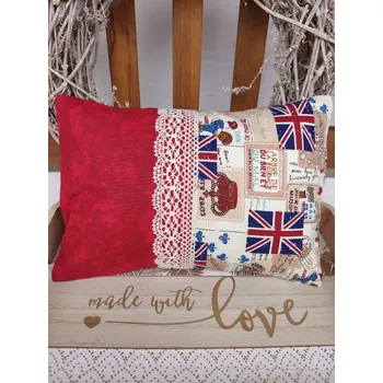 Polštář Nahřívací polštářek s levandulí a pohankou – Anglie & červený mramor