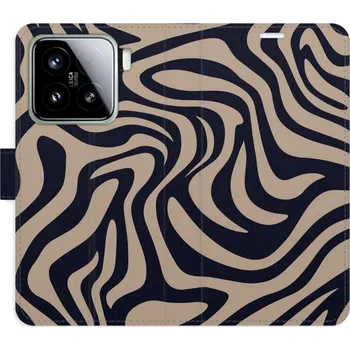 Pouzdro na mobilní telefon Flipové pouzdro iSaprio - Zebra Black 02 - Xiaomi 15