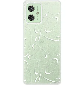Odolné silikonové pouzdro iSaprio - Fancy - white - Motorola Moto G54 5G / G54 5G Power Edition