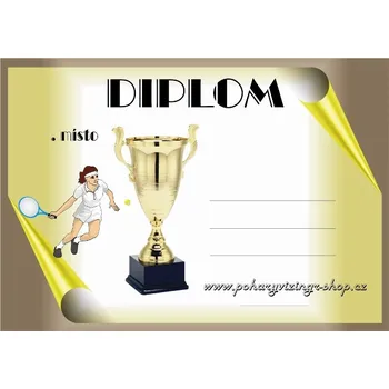 VIZINGR Diplom tenis A4 č.81