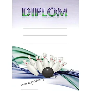 Bowling diplom A4 č.16