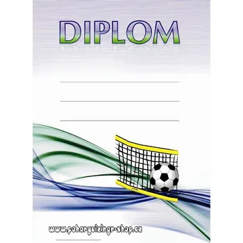 Nohejbal diplom A4 č.9