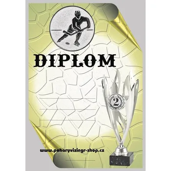 Hokej diplom A4 č.42