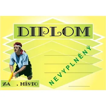 Tenis diplom A4 č.65