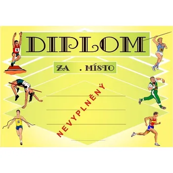 Atletika diplom A4 č.4