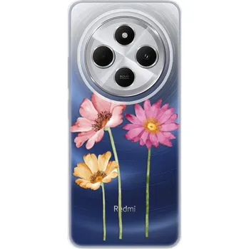 Pouzdro na mobilní telefon Odolné silikonové pouzdro iSaprio - Three Flowers - Xiaomi Redmi 14C / Poco C75