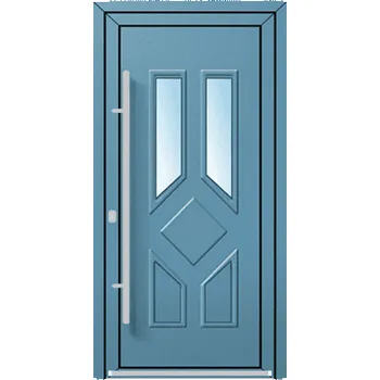 Vchodové dveře OknaDvereNaMiru.cz Vchodové plastové dveře 3D Meda 2 – standardní termín výroby 95 x 185 cm