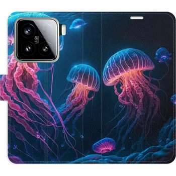 Pouzdro na mobilní telefon Flipové pouzdro iSaprio - Jellyfish - Xiaomi 15