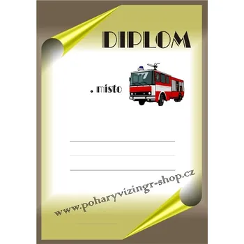 VIZINGR Hasiči diplom A4 č.21