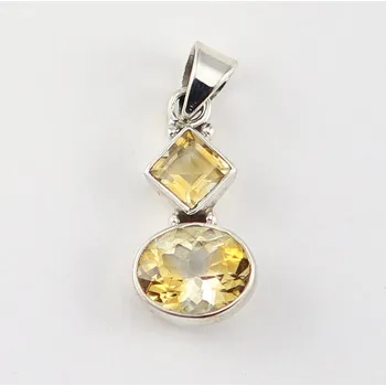 Přívěsek Přívěsek citrín - stříbro*