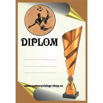 Nohejbal diplom A4 č.22