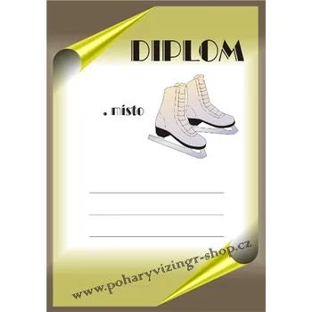 Krasobruslení diplom A4 č.10