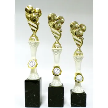 Pétanque trofeje s pořadím 123-P436
