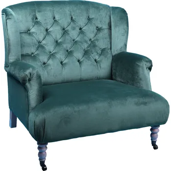 Pohovka Solenzara Čalouněná pohovka Maya Love Seat Wing - NC-7142 Látkové čelounění: TC-186, Povrchová úprava nohou: Smoked Brown Beech T560N