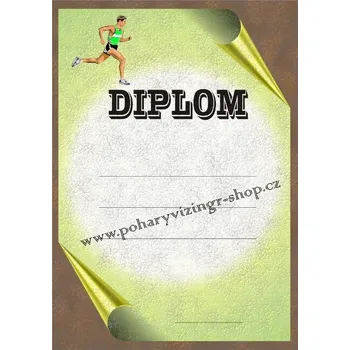 VIZINGR Atletika diplom A4 č.17