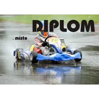 Motokáry diplom - A4 č.1