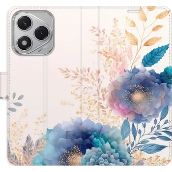 Pouzdro na mobilní telefon Flipové pouzdro iSaprio - Ornamental Flowers 03 - Honor 400 Lite