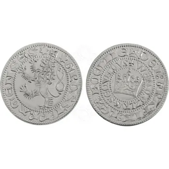 Sběratelství Pražský groš Václava II., replika historické mince