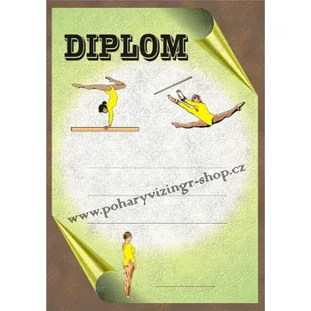 Gymnastika diplom A4 č.13