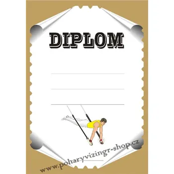 VIZINGR Gymnastika diplom A4 č.9
