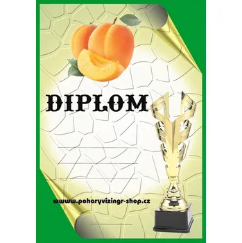 Meruňky diplom A4 č.5