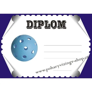 Florbal diplom A4 č.12
