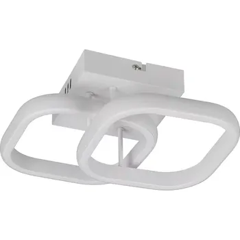 Trio Leuchten R63531931 KASIA - Stropní LED bílé svítidlo 24 x 24cm, 7W, 850lm, 4000K (Moderní stropní přisazený lustr v bílé barvě vhodný do malých místností)