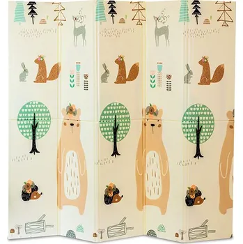 Hrací deka Skládací edukační podložka pro děti Line Sport – oboustranná, pěnová XXL