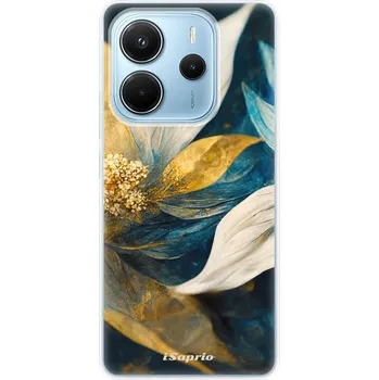 Pouzdro na mobilní telefon Odolné silikonové pouzdro iSaprio - Gold Petals - Xiaomi Redmi Note 14