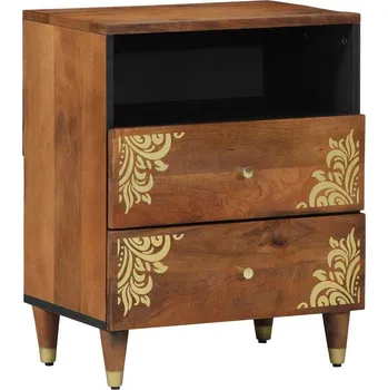 Ložnice Noční skříňka se zásuvkou Medová hnědá 50 x 33 x 62 cm