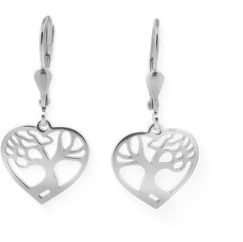 Náušnice Yoowey NA2038 Stříbrné náušnice strom života