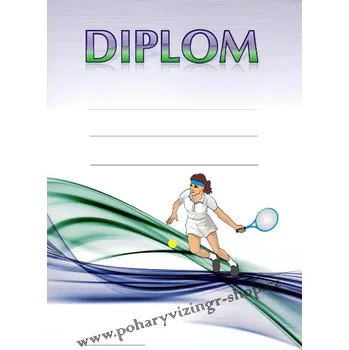 Tenis diplom A4 č.69