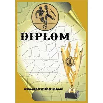 Fotbal diplom A4 č.50