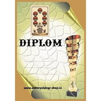Karty diplom A4 č.22