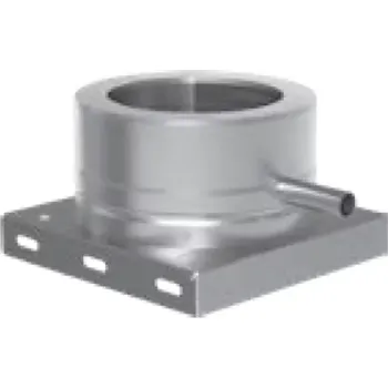 Základová deska s bočním odtokem kondenzátu, tl. 1,0 mm, prům. 150 mm