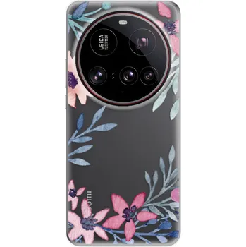 Pouzdro na mobilní telefon Odolné silikonové pouzdro iSaprio - Leaves and Flowers - Xiaomi 15 Ultra