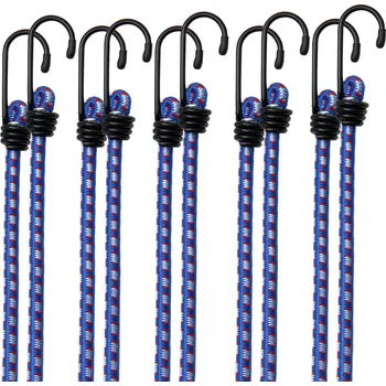 Upínací popruh Upínací gumičky s háky 30,5cm | modrá