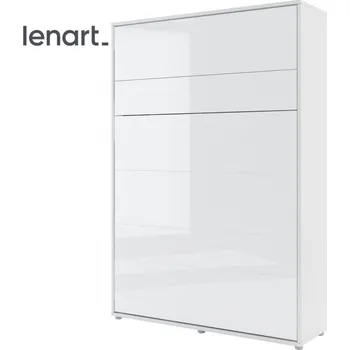 Postel Casarredo Výklopná vysoká postel 140 REBECCA bílá lesk/bílá mat