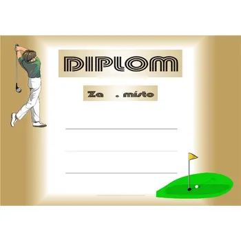 Golf diplom A4 č.4