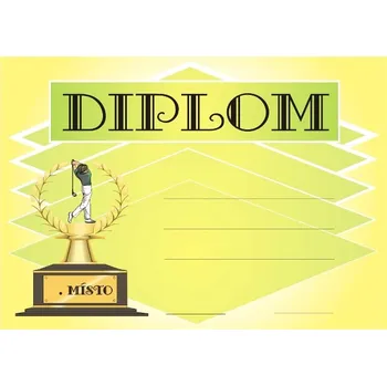 Golf diplom A4 č.6